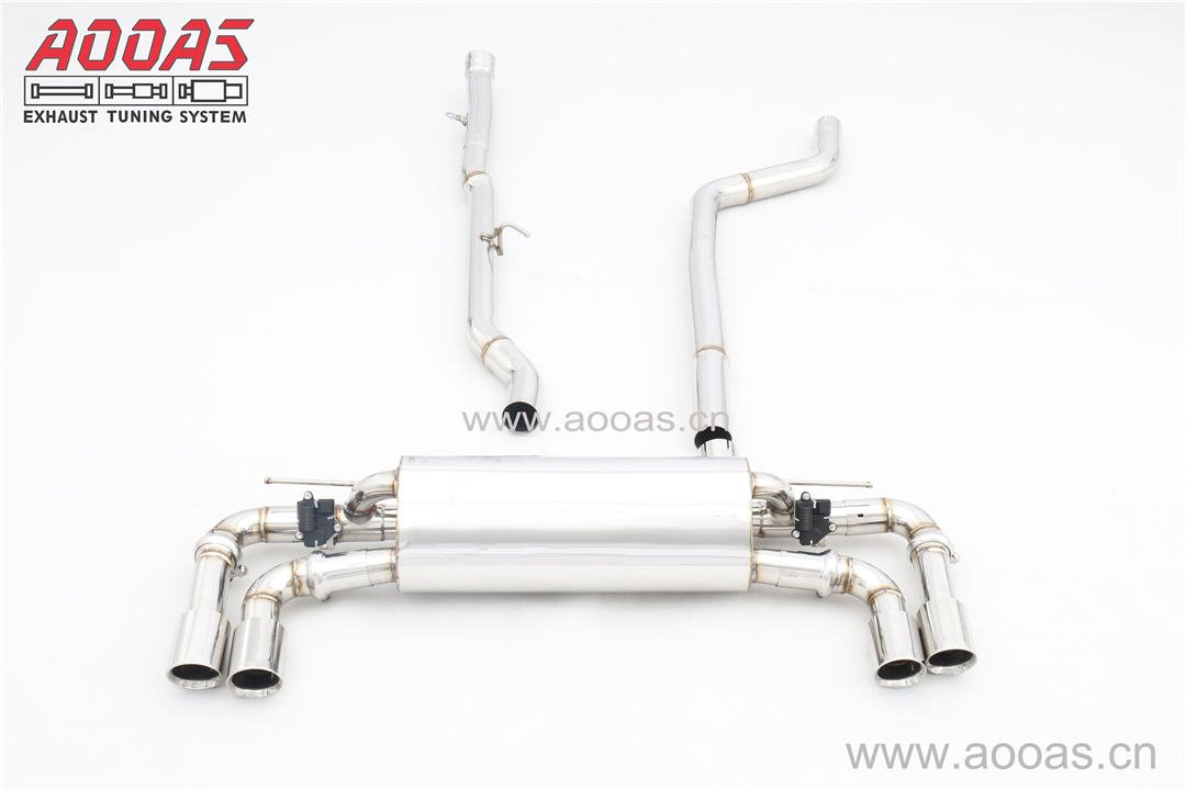 宝马5系G30 G38中尾四出电子阀门